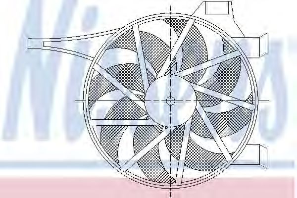 Вентилятор NISSENS 85596