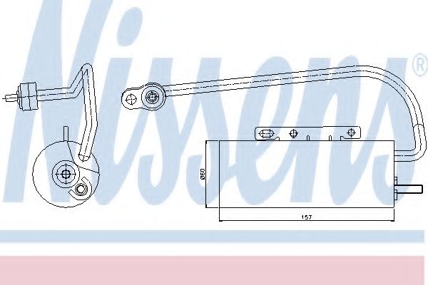 Осушувач кондиціонера NISSENS 95339