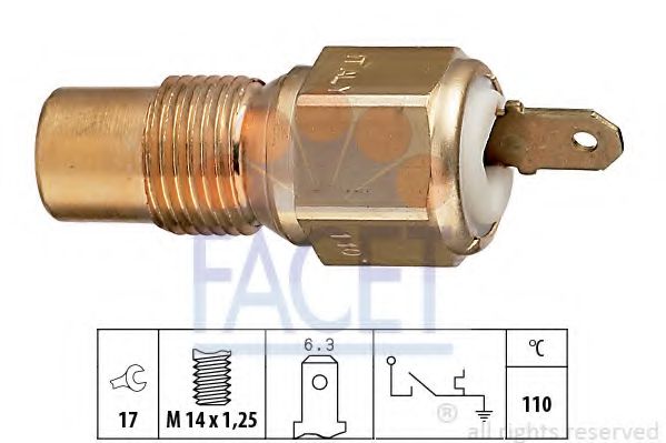 Датчик температури FACET 74030