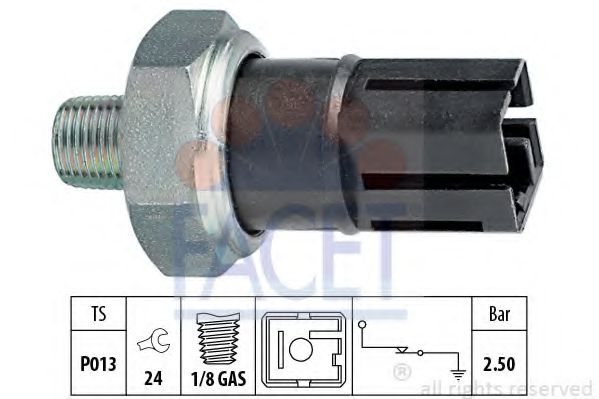 Датчик тиску масла FACET 70160