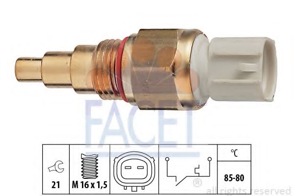 Датчик вмикання вентилятора FACET 75109