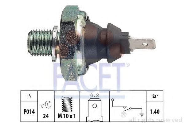 Датчик тиску масла FACET 70046