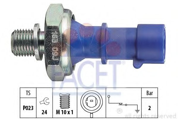 Датчик тиску масла FACET 70163