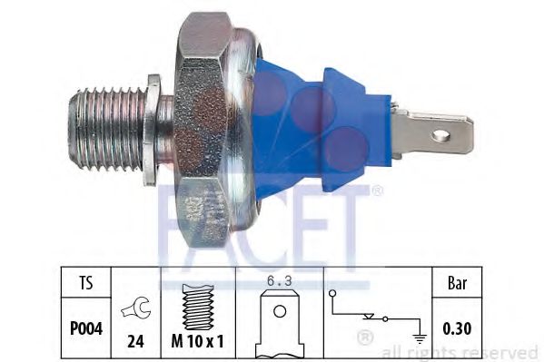 Датчик тиску масла FACET 70108