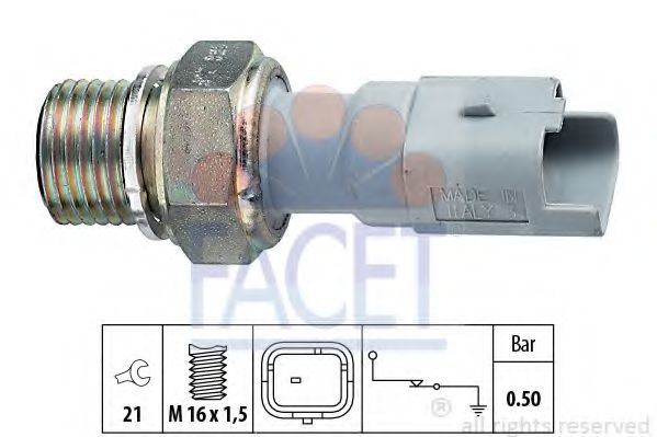 Датчик тиску масла FACET 70130