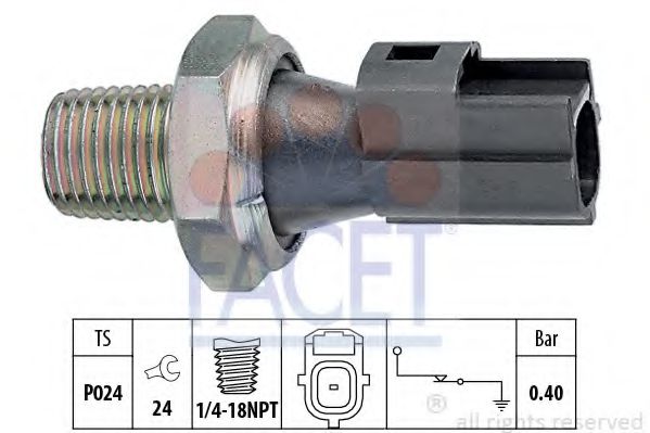 Датчик тиску масла FACET 70145
