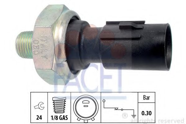Датчик тиску оливи FACET 70195