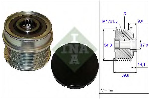 Шків привідного ременя INA 535017110