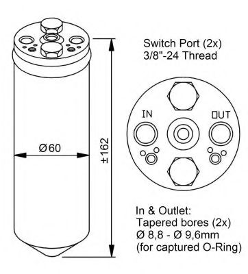 Осушувач кондиціонера NRF 33183
