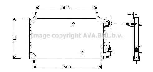 Радіатор кодиціонера AVA DW5006