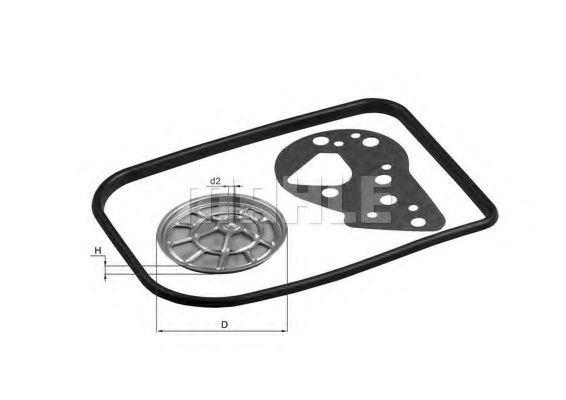 Фільтр АКПП MAHLE HX82D