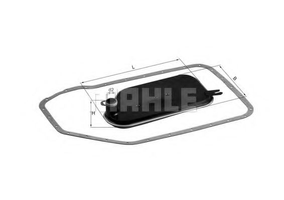 Фільтр АКПП MAHLE HX84D