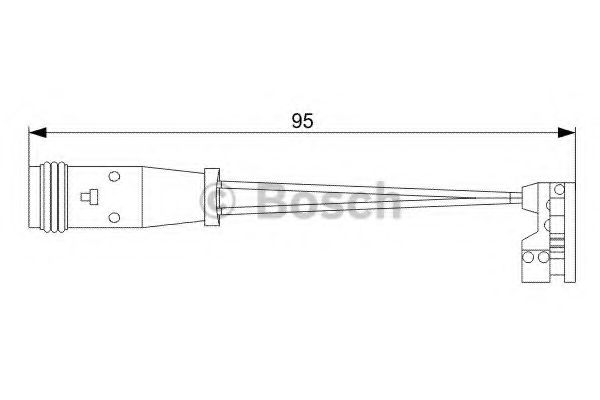 Датчик зносу гальмівних колодок BOSCH 1987473006