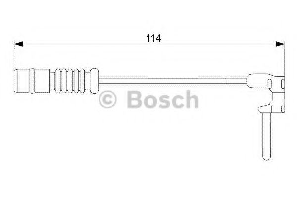 Датчик зносу гальмівних колодок BOSCH 1987473011