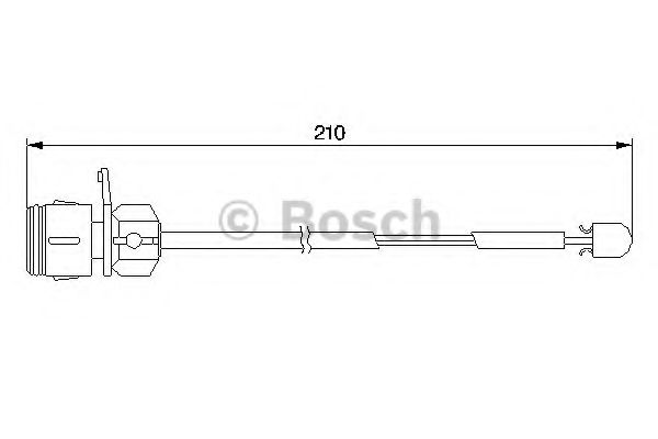 Датчик зносу гальмівних колодок BOSCH 1987474938