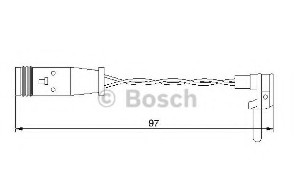 Датчик зносу гальмівних колодок BOSCH 1987474966