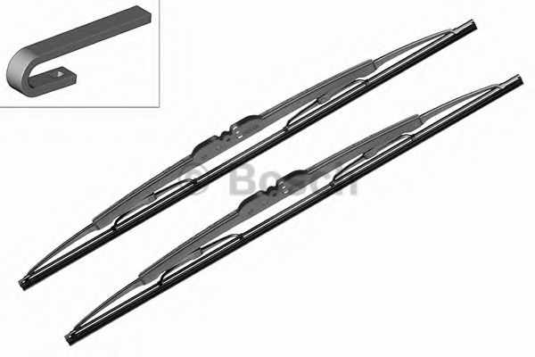 Комплект склоочисників каркасних BOSCH TWIN 575/400 мм BOSCH 3397118304