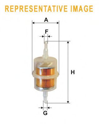 Паливний фільтр  WIX FILTERS WF8127