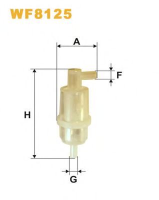 Паливний фільтр  WIX FILTERS WF8125