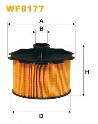 Паливний фільтр  WIX FILTERS WF8177