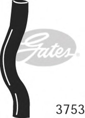 Вигнутий патрубок системи охолодження GATES 3753