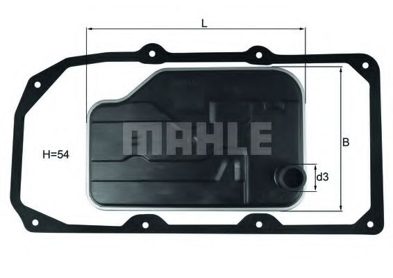 Фільтр АКПП KNECHT HX124D