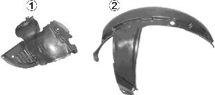 Підкрилок передній VAN WEZEL 4310433