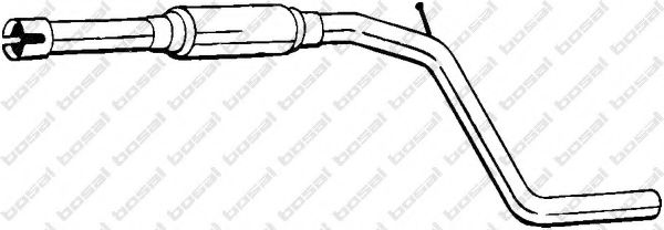 Глушник передня частина BOSAL 281949
