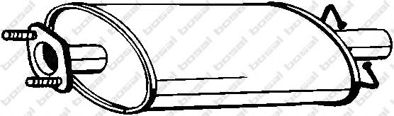 Глушник передня частина BOSAL 154459