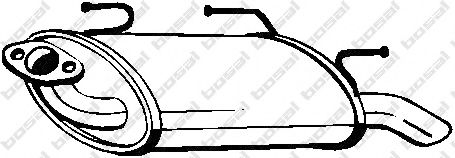 Глушник, задня частина BOSAL 145609