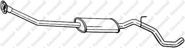 Глушник передня частина BOSAL 286277