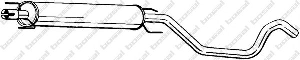 Глушник передня частина BOSAL 285423