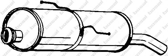 Глушник, задня частина BOSAL 190355