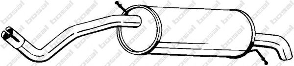 Глушник задня частина BOSAL 278999