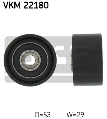 Ролик приводного ременя  SKF VKM22180