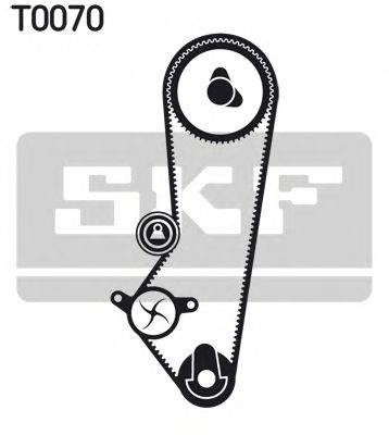 Комплект ременя ГРМ  SKF VKMA04201