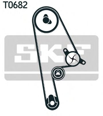 Комплект зубчастого ременя  SKF VKMA93500