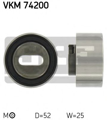Ролик натягувача ременя  SKF VKM74200