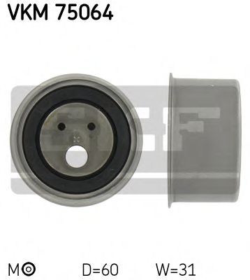 Ролик натягувача ременя  SKF VKM75064