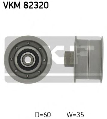 Ролик натягувача ременя  SKF VKM82320