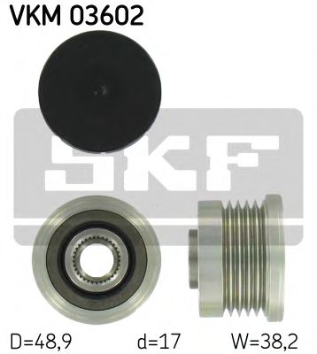 Муфта обгінна генератора  SKF VKM03602