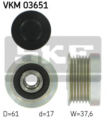 Муфта обгінна генератора  SKF VKM03651