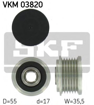 Обгінна муфта генератора SKF VKM03820