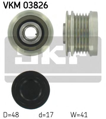 Обгінна муфта генератора SKF VKM03826