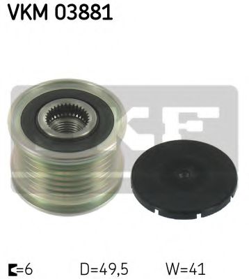Муфта обгінна генератора  SKF VKM03881