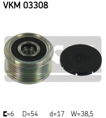 Обгінна муфта генератора SKF VKM03308