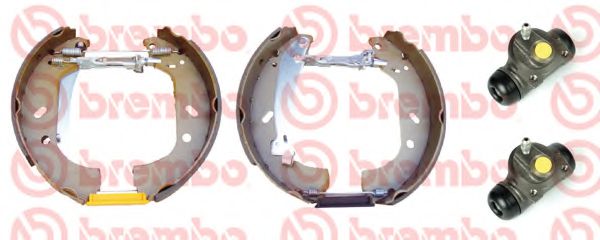 Колодки гальмівні з циліндрами, комплект BREMBO K23033